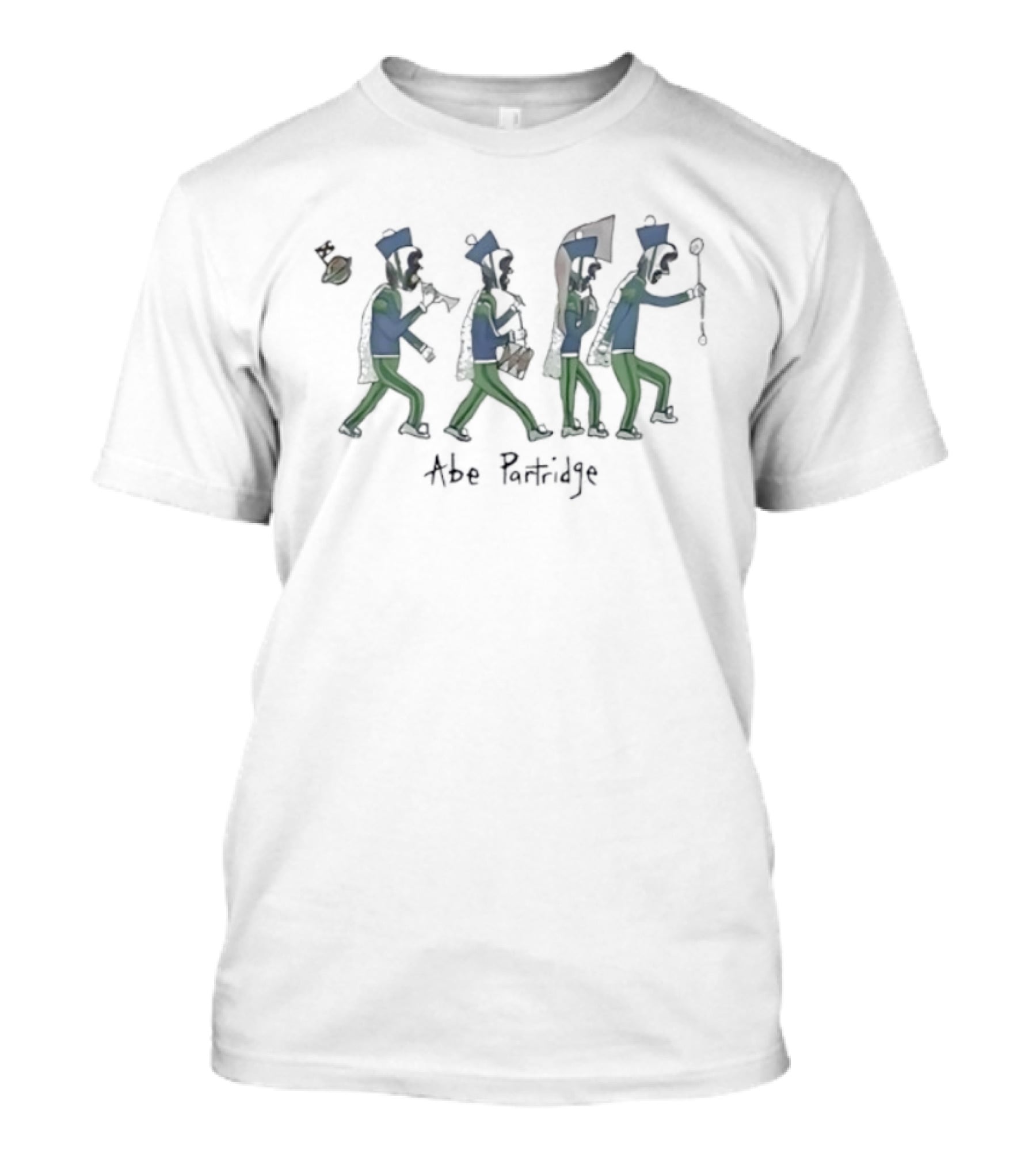 Abe Partridge Marching To Zion Lantern And Drummers T-Shirt