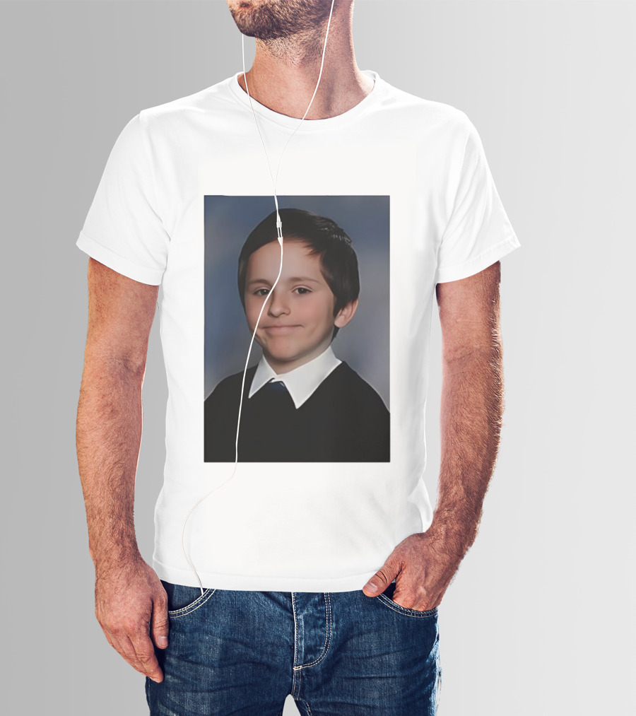 David Vujanic Awkward School Photo Meme Expression T-Shirt