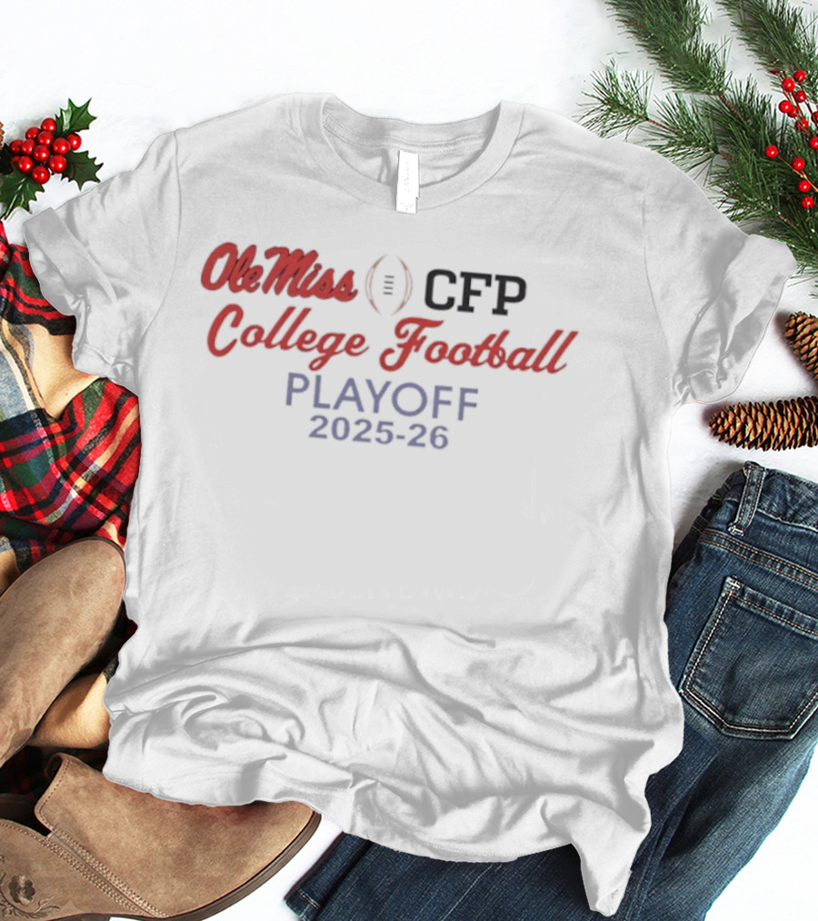 Ole Miss CFP College Football Playoff 2025-26 T-Shirt