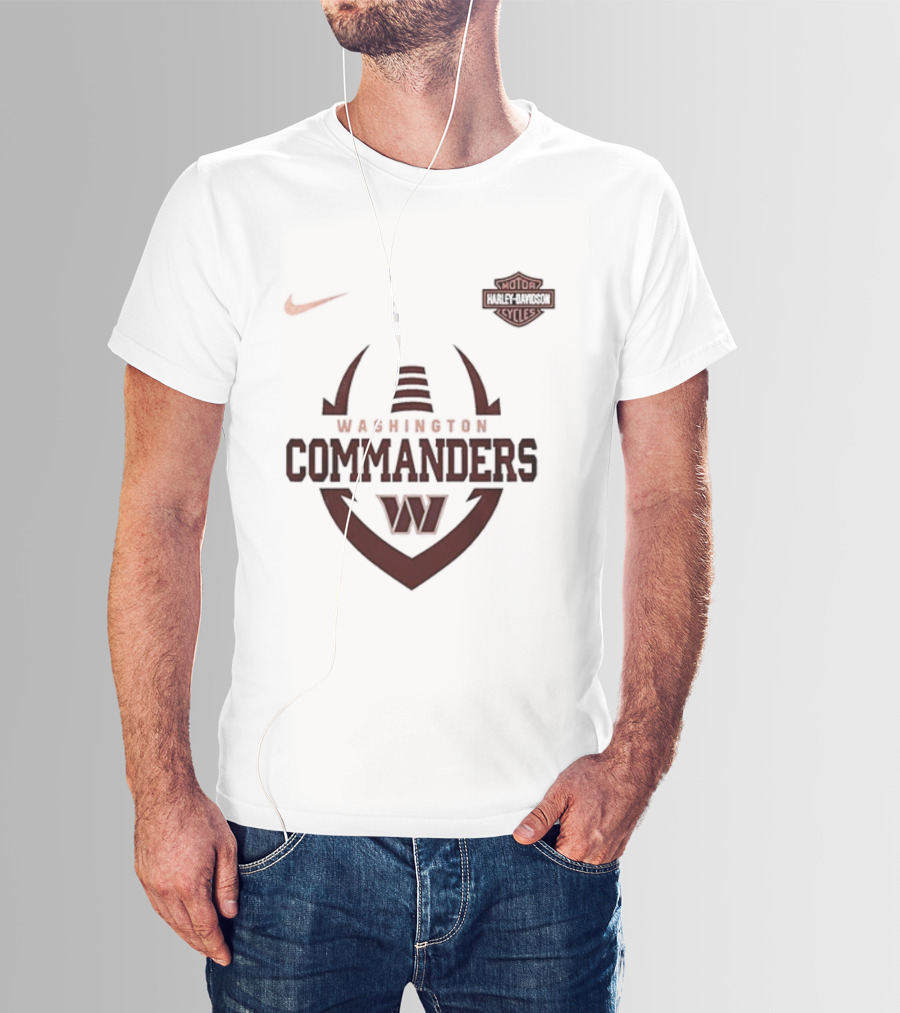 Washington Commanders Snoopy Harley Davidson Live To Ride Ride To Live T-Shirt