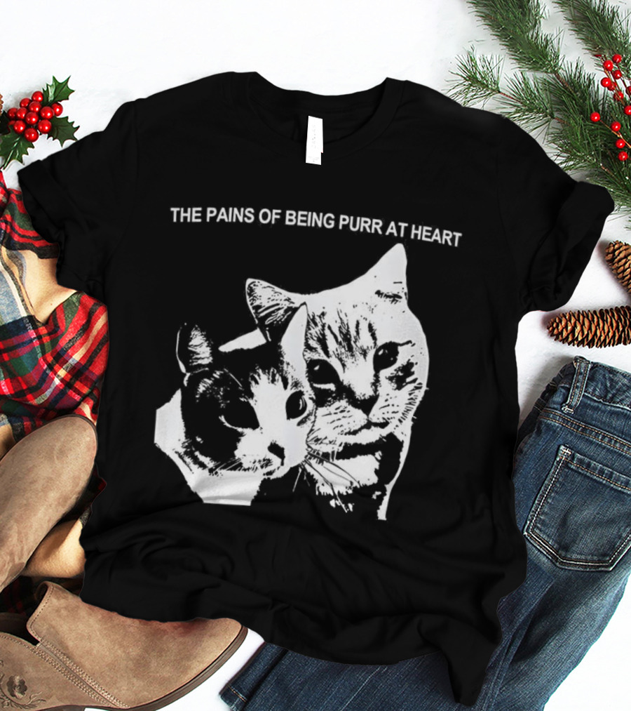The Pains Of Being Pure At Heart Cat Faces T-Shirt