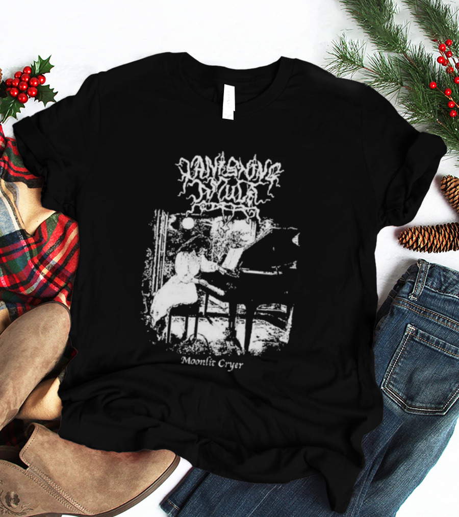 Vanishing Amulet Moonlit Cryer Dark Piano Aesthetic T-Shirt