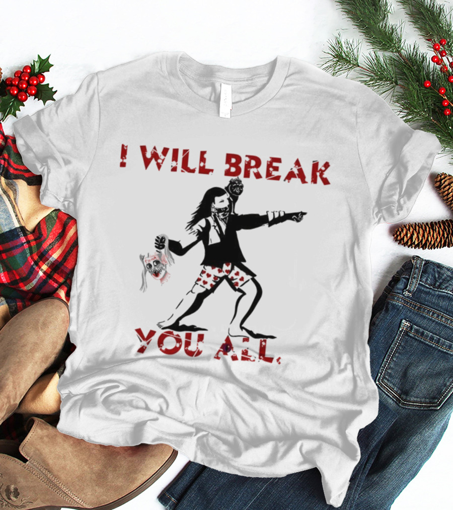 Dungeon Crawler Carl I Will Break You All Comic Silhouette T-Shirt