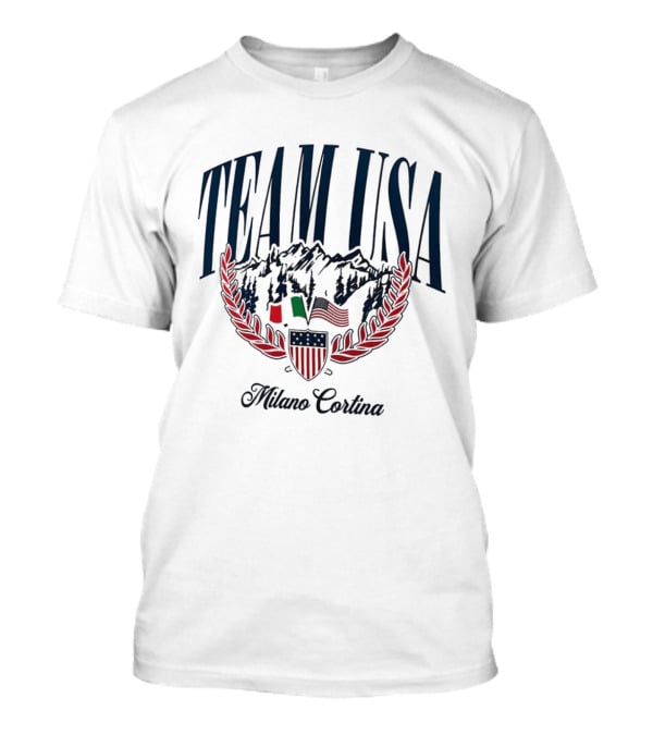 TEAM USA Milano Cortina 2026 Winter Olympics Laurel Wreath T-Shirt