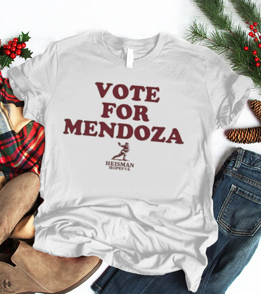 Indiana Hoosiers Vote For Mendoza Heisman Hopeful T-Shirt