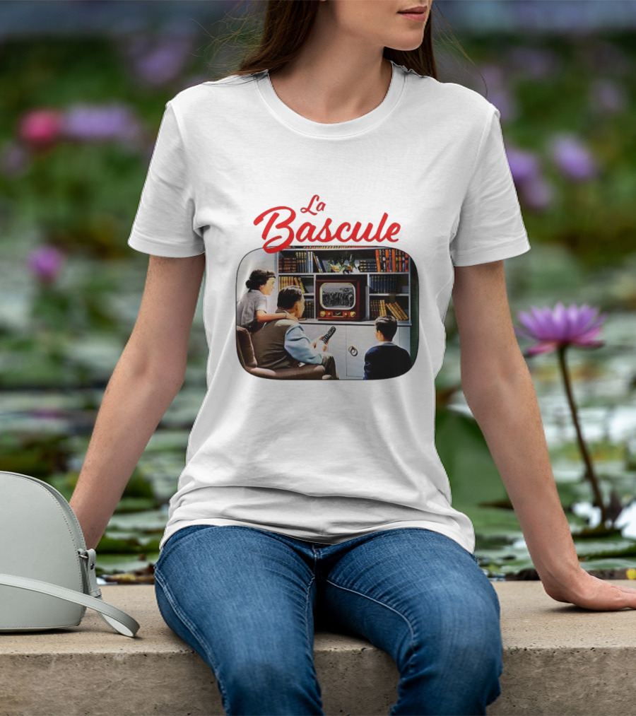 La Bascule Retro Family Ing Television Scene T-Shirt