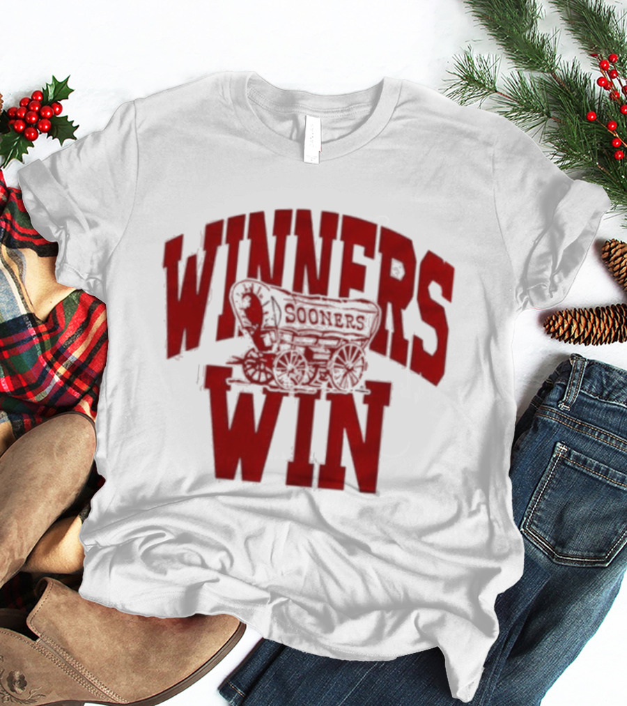 Oklahoma Sooners Winners Win Football Success T-Shirt
