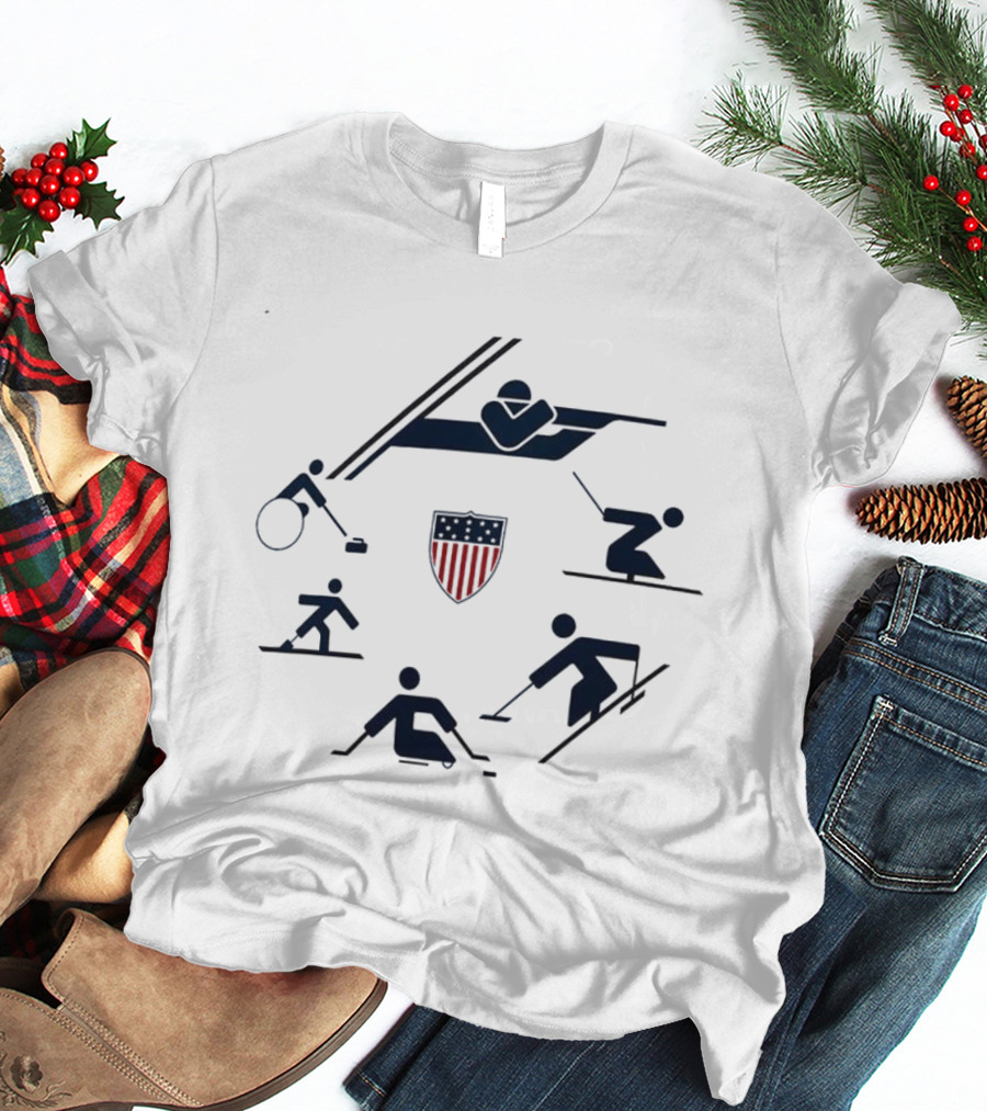 U.S. Paralympics 2026 Winter Paralympics Sport Icons Circle T-Shirt