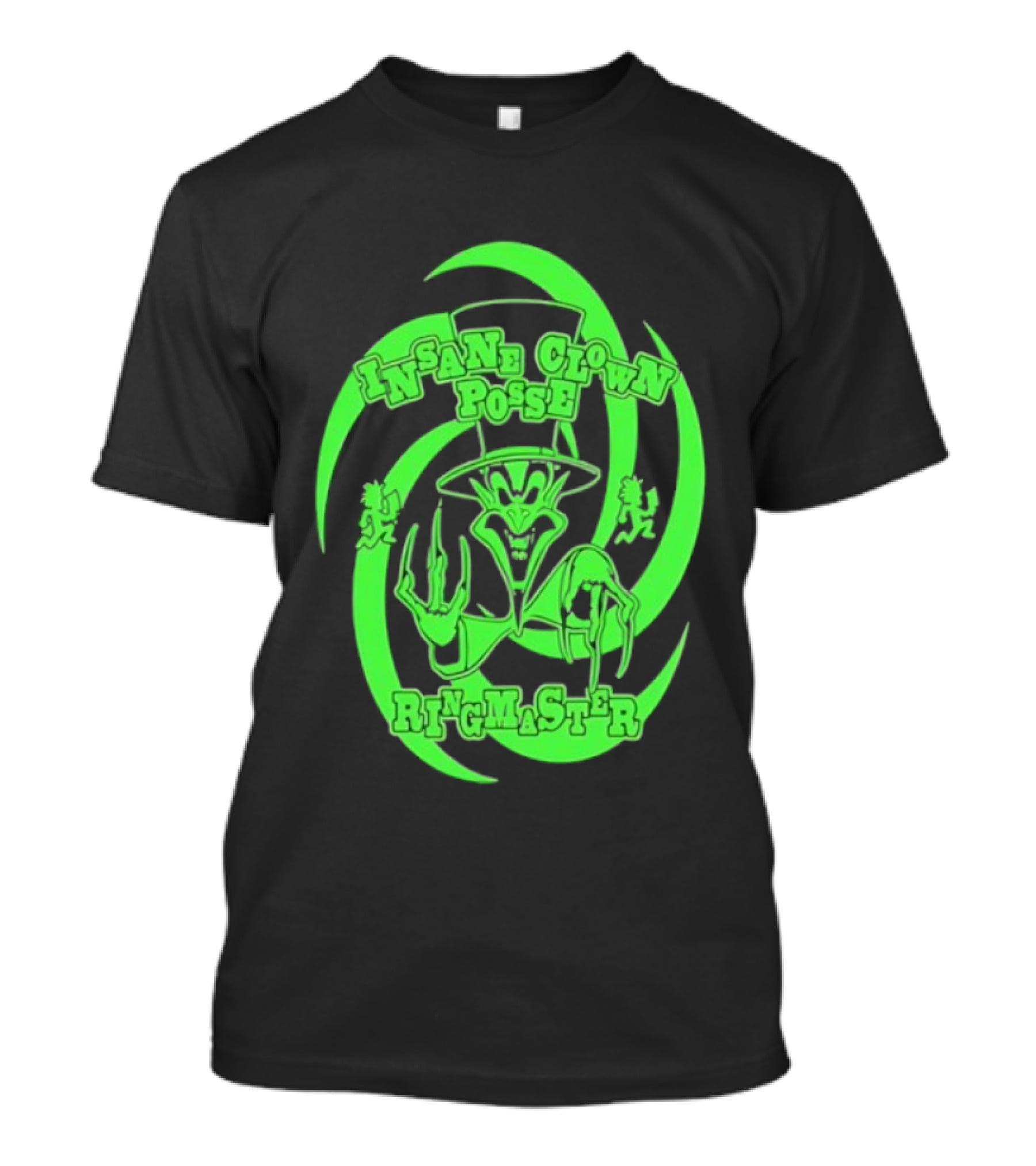Insane Clown Posse Ringmaster Neon Green Logo T-Shirt