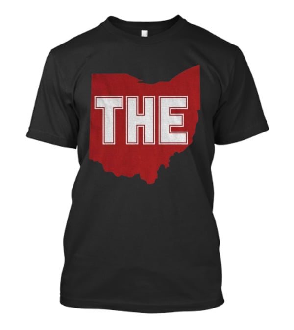 Ohio State Buckeyes Football Game Day Pride The State Map T-Shirt