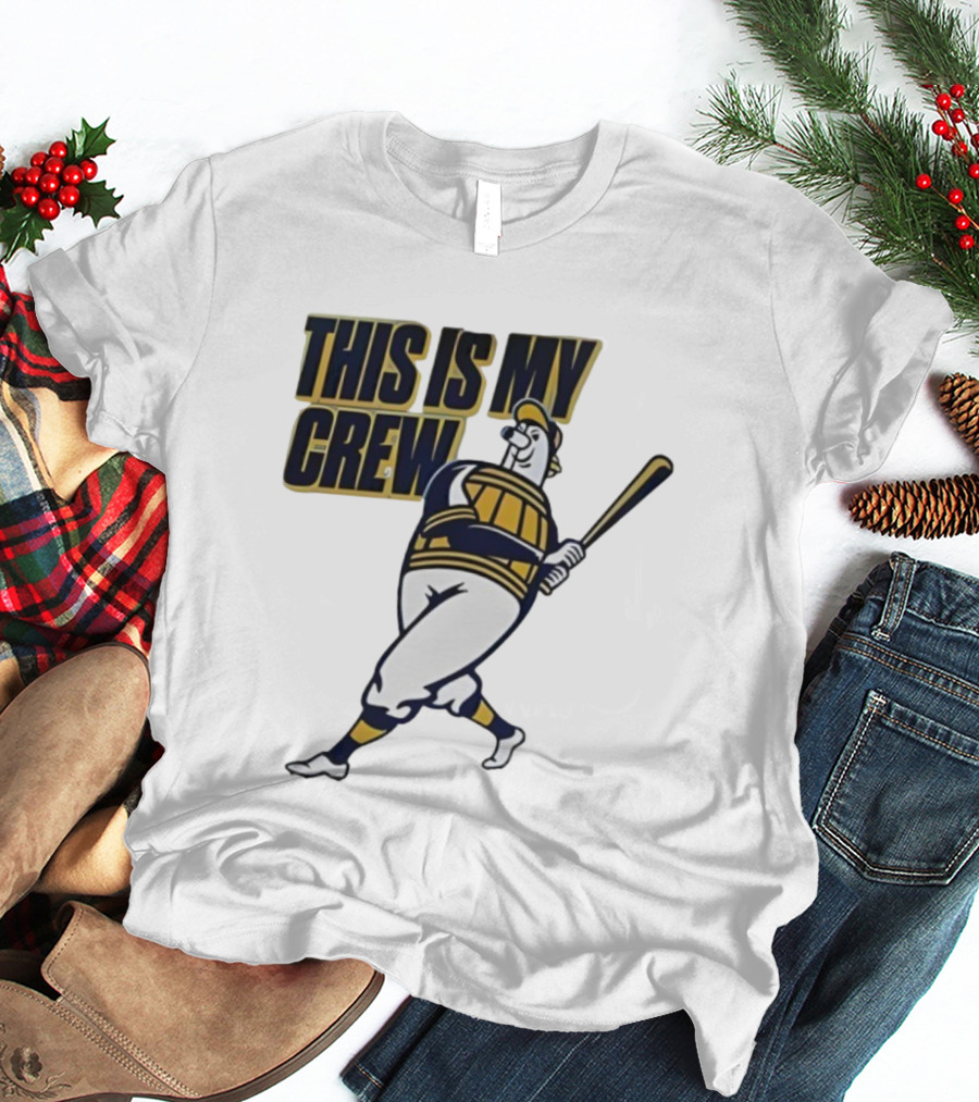 This Is My Crew 2025 Brewers Batter Illustration T-Shirt