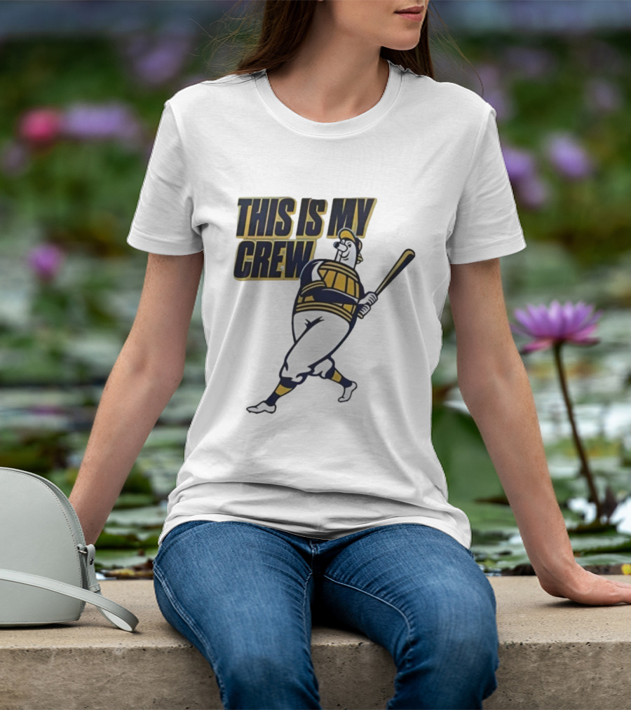 This Is My Crew 2025 Brewers Batter Illustration T-Shirt