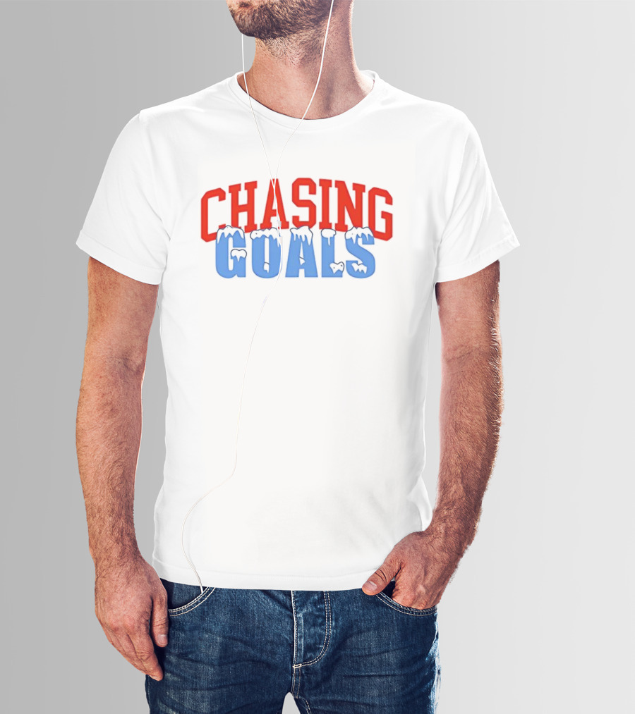 CHASING GOALS ICE SPORTS MOTIVATION T-Shirt