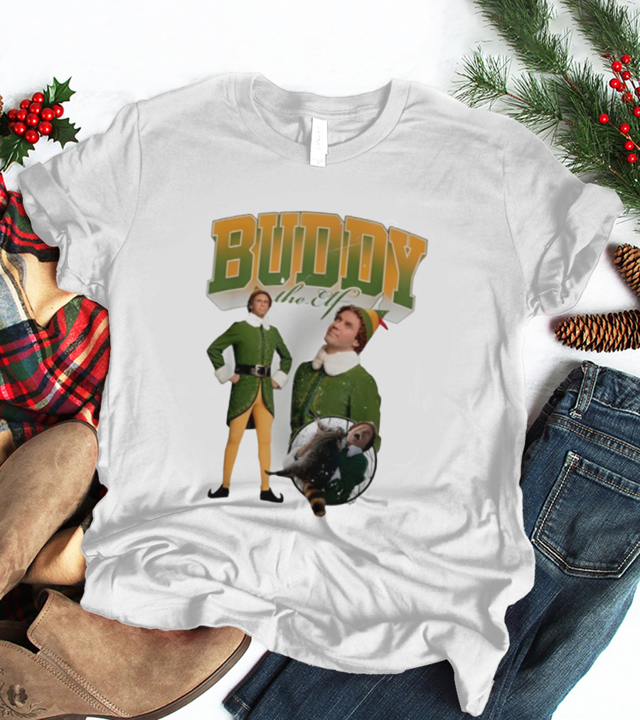 Buddy The Elf Christmas Comedy Movie Character Collection T-Shirt