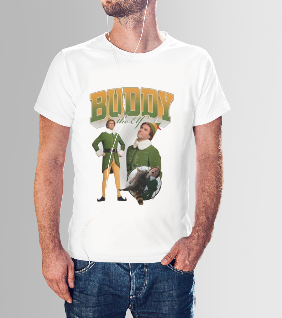 Buddy The Elf Christmas Comedy Movie Character Collection T-Shirt