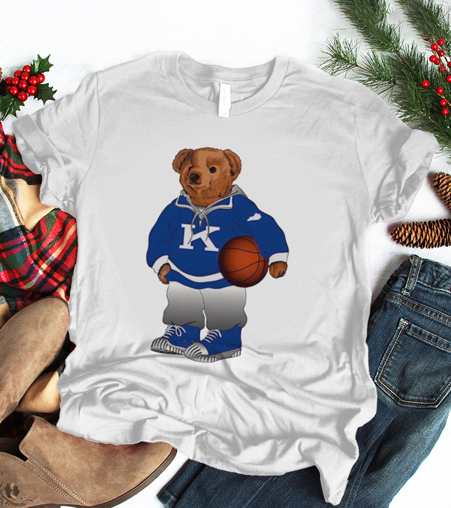 Kentucky Wildcats Polo Bear Basketball Lover NCAA Fan Apparel T-Shirt
