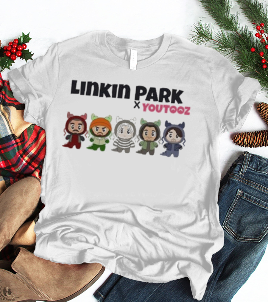 Linkin Park X Youtooz Collectible Chibi Band Member Figures T-Shirt