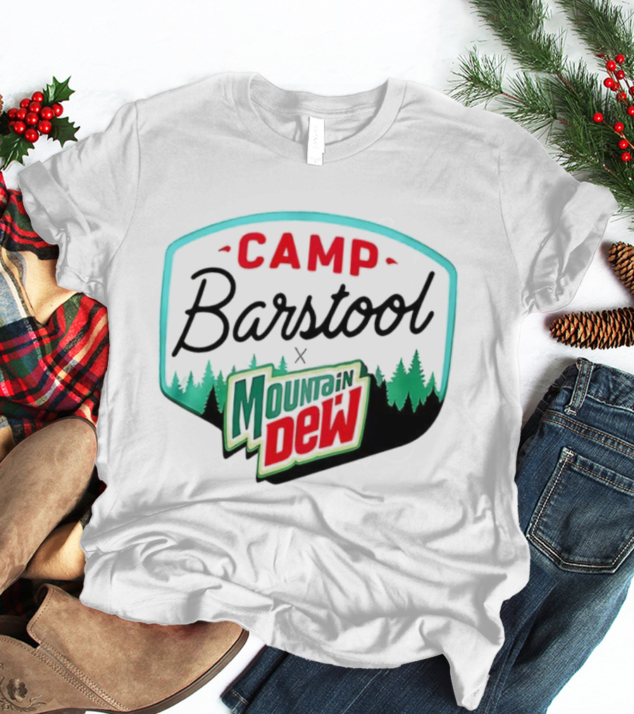 Camp Barstool Mountain Dew T-Shirt