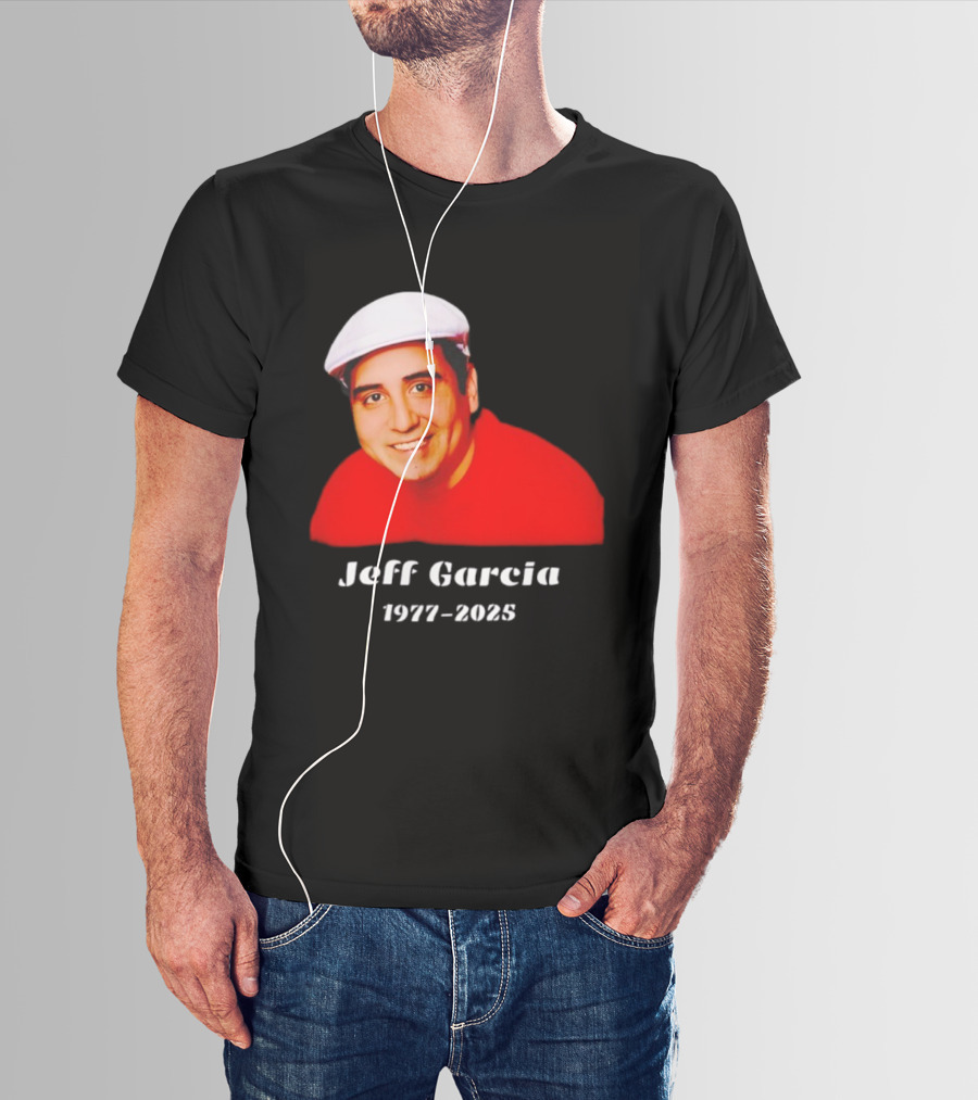Jeff Garcia 1977-2028 Memorial Tribute Voice Actor T-Shirt