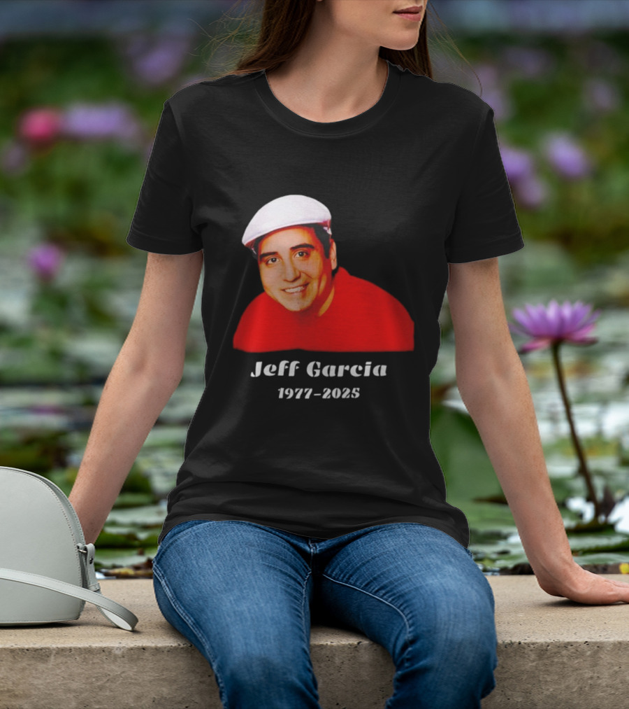 Jeff Garcia 1977-2028 Memorial Tribute Voice Actor T-Shirt