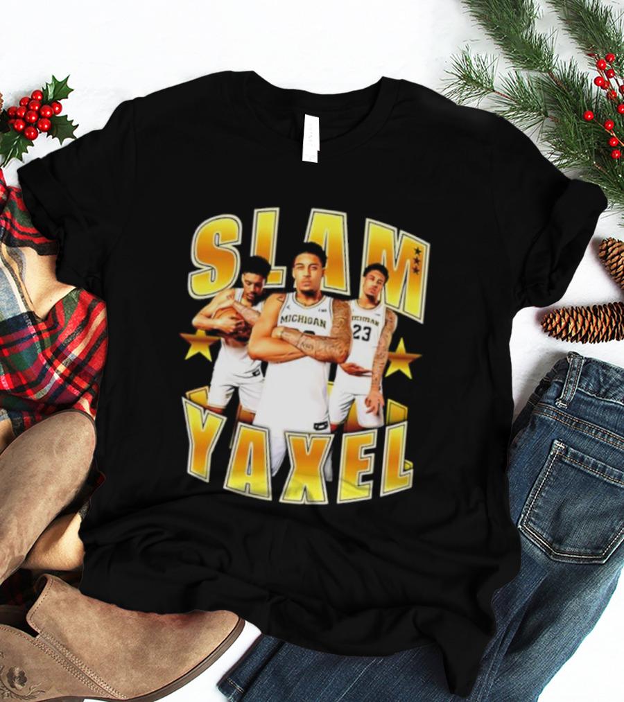 Michigan SLAM Yaxel Lendeborg Basketball Stars T-Shirt