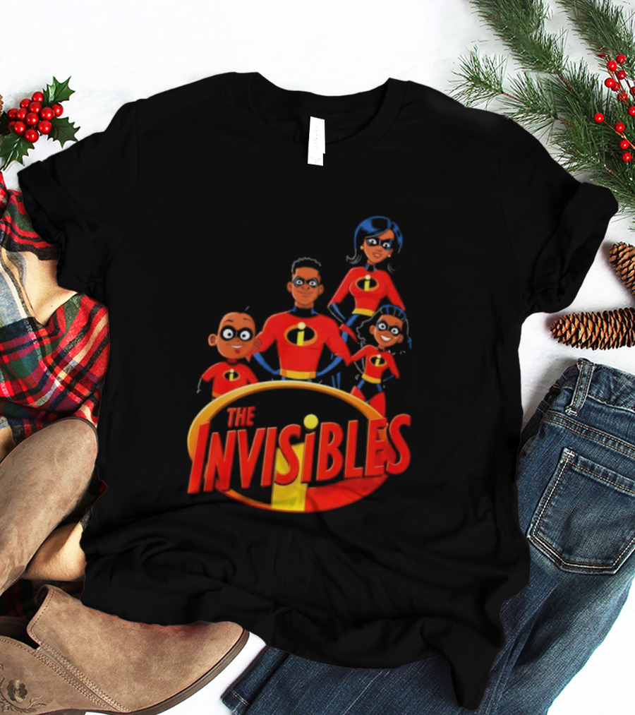 The Invisibles Characters The Incredibles Parody Superhero Family T-Shirt