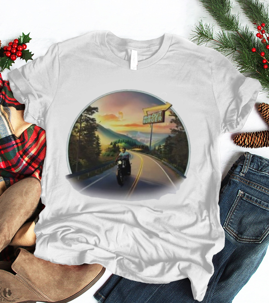 Riding To In-N-Out Burger On Scenic Highway In Tennessee T-Shirt