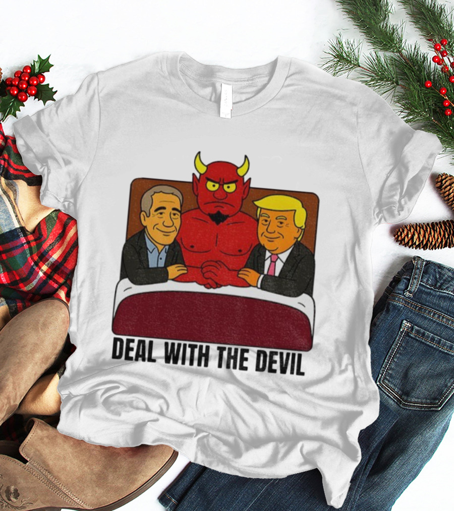 Deal With The Devil Trump Epstein Satan South Park T-Shirt