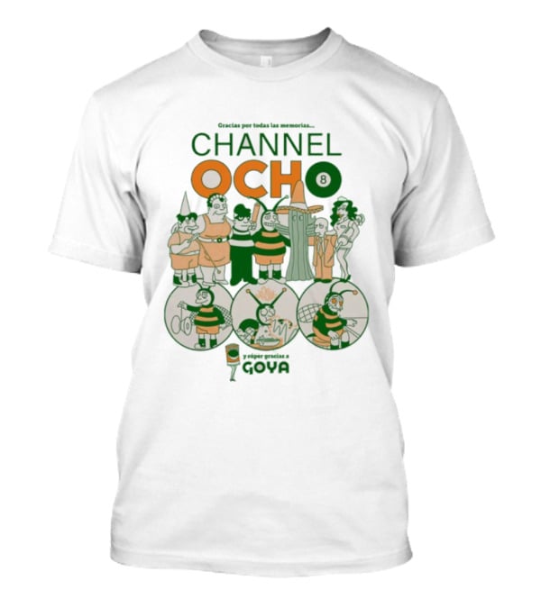 Gracias Por Todas Las Memorias Channel Ocho Characters And Scenes T-Shirt