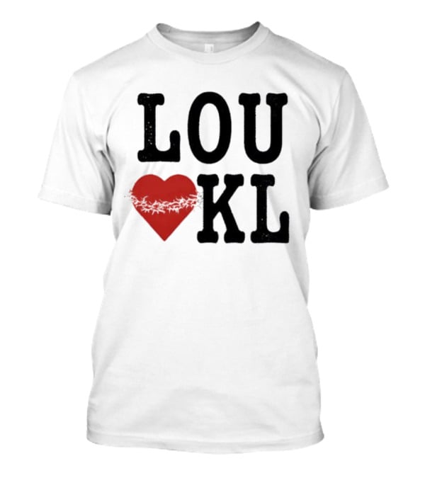 Knocked Loose Heart LOU KL Red Love T-Shirt