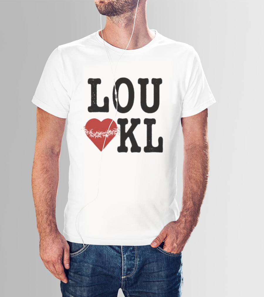 Knocked Loose Heart LOU KL Red Love T-Shirt