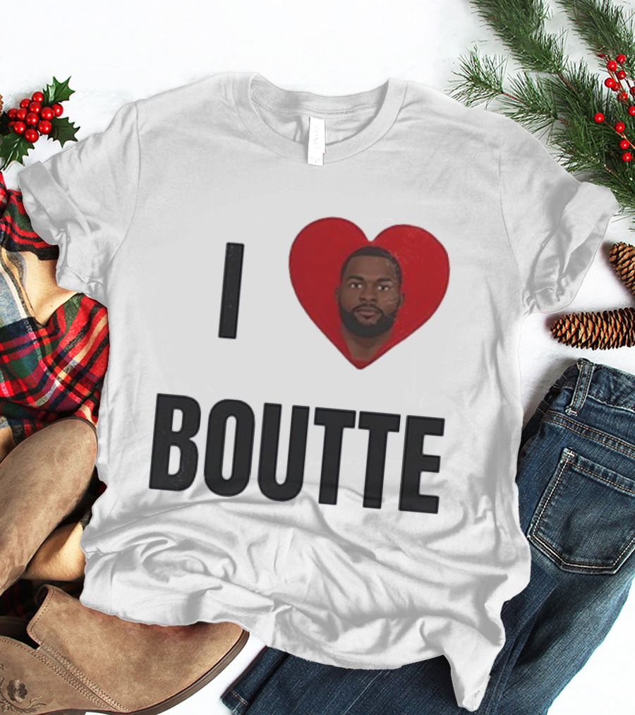 I Love Boutte New England Patriots Kayshon Boutte T-Shirt