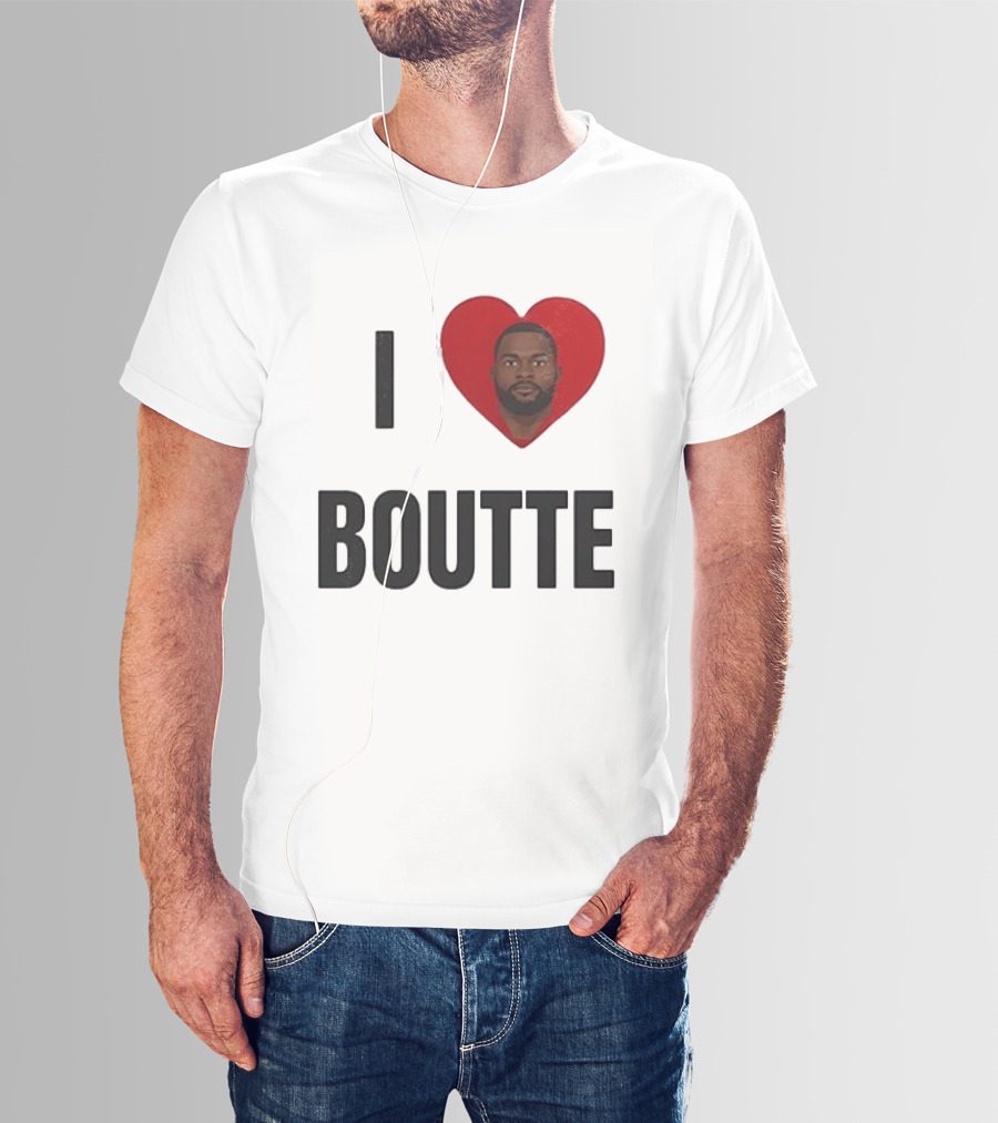 I Love Boutte New England Patriots Kayshon Boutte T-Shirt