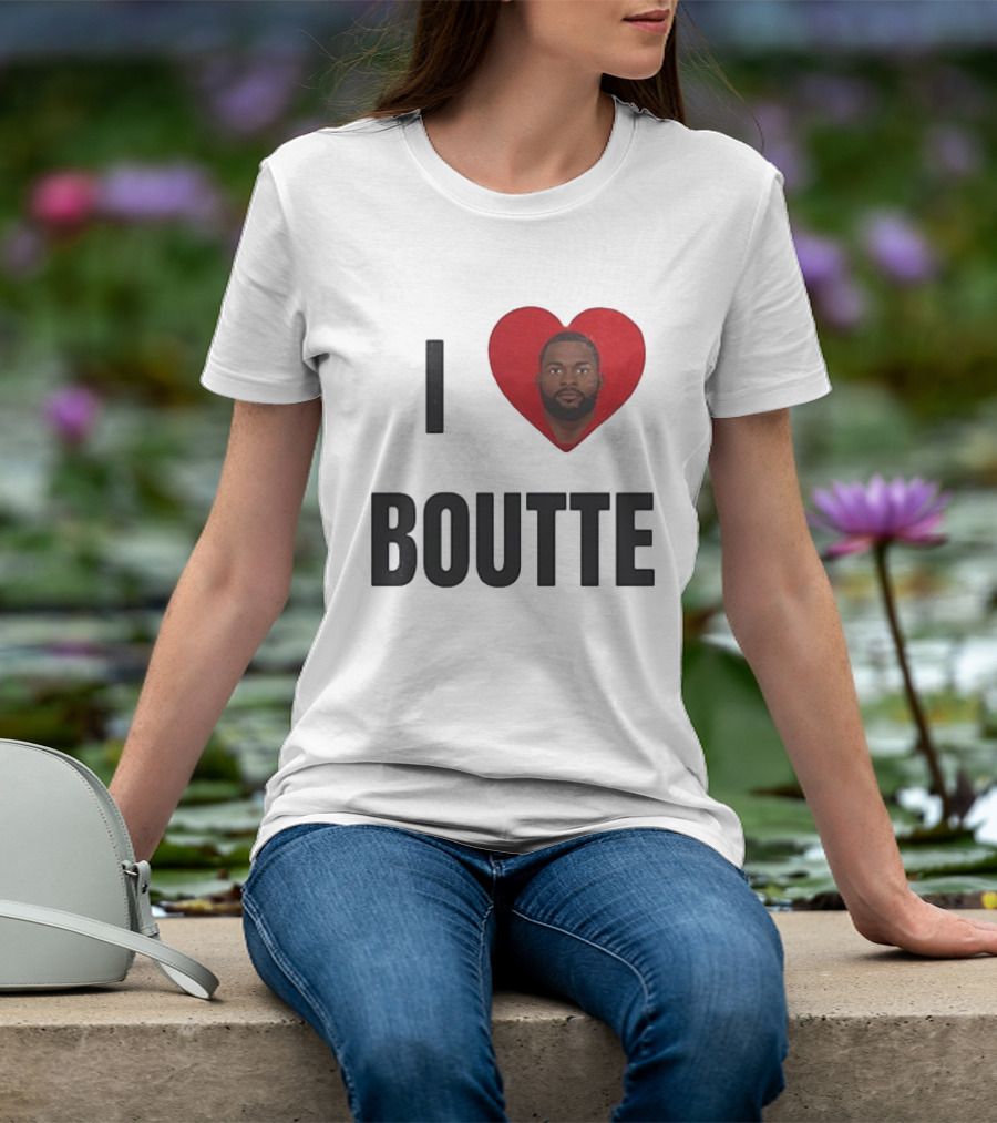 I Love Boutte New England Patriots Kayshon Boutte T-Shirt