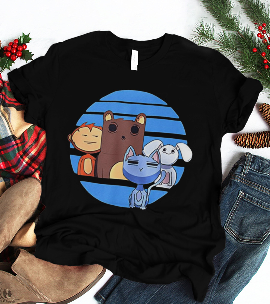 Final Destination Bloodlines Cartoon Animals Bobby Campbell Owen Joyner T-Shirt