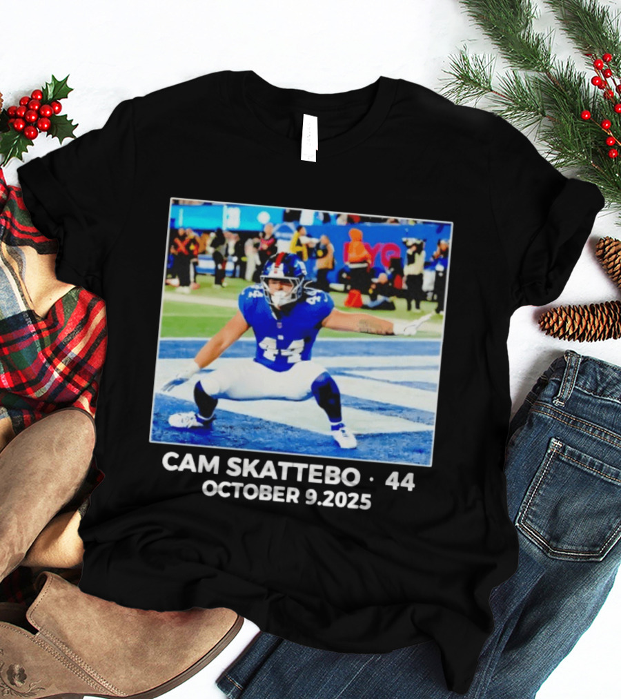 Cam Skattebo 44 October 9 2025 Football Action T-Shirt