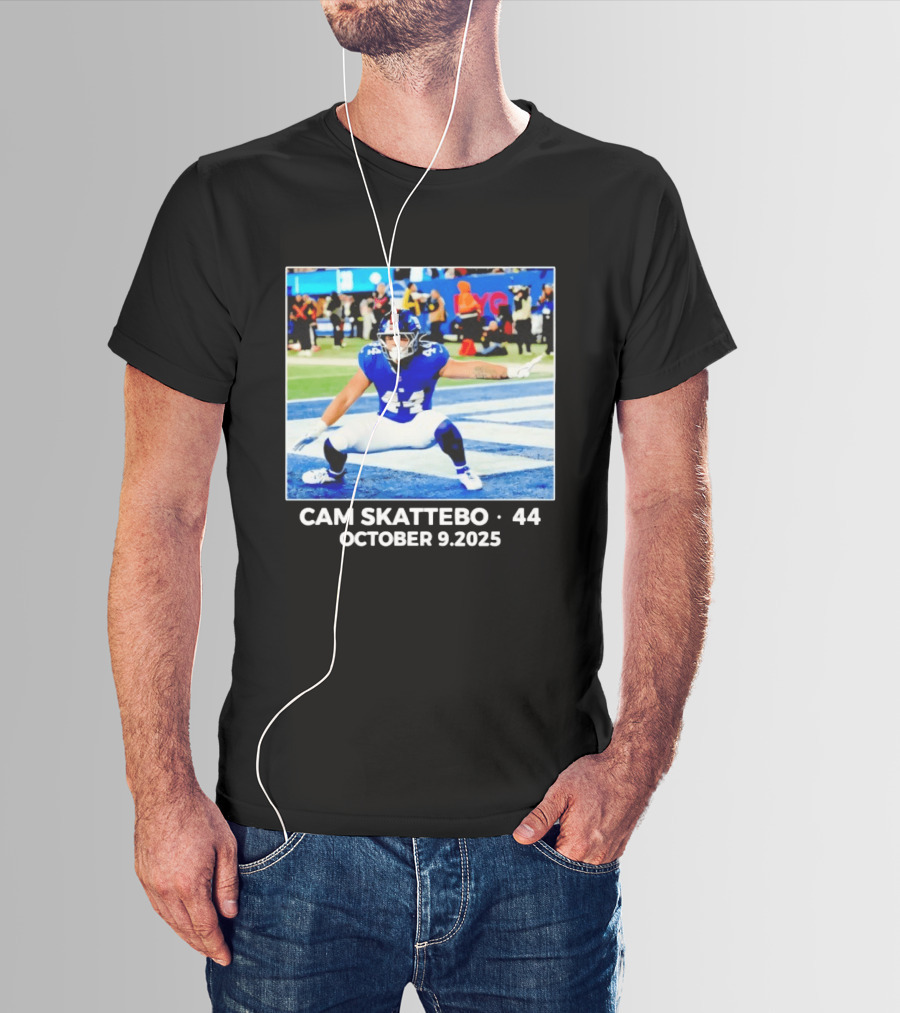 Cam Skattebo 44 October 9 2025 Football Action T-Shirt