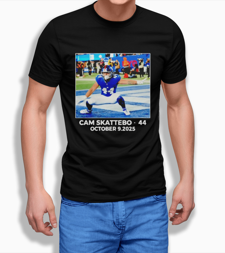 Cam Skattebo 44 October 9 2025 Football Action T-Shirt