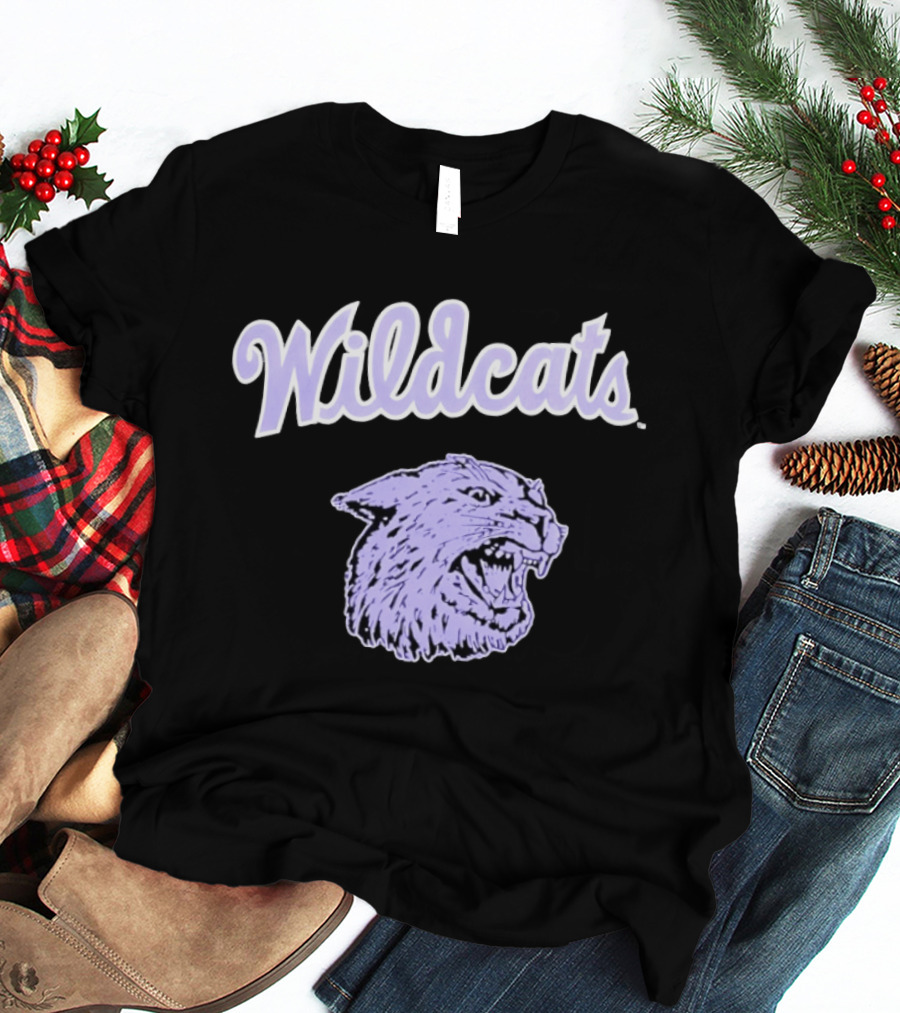 Wildcats Wildcat Head Purple T-Shirt