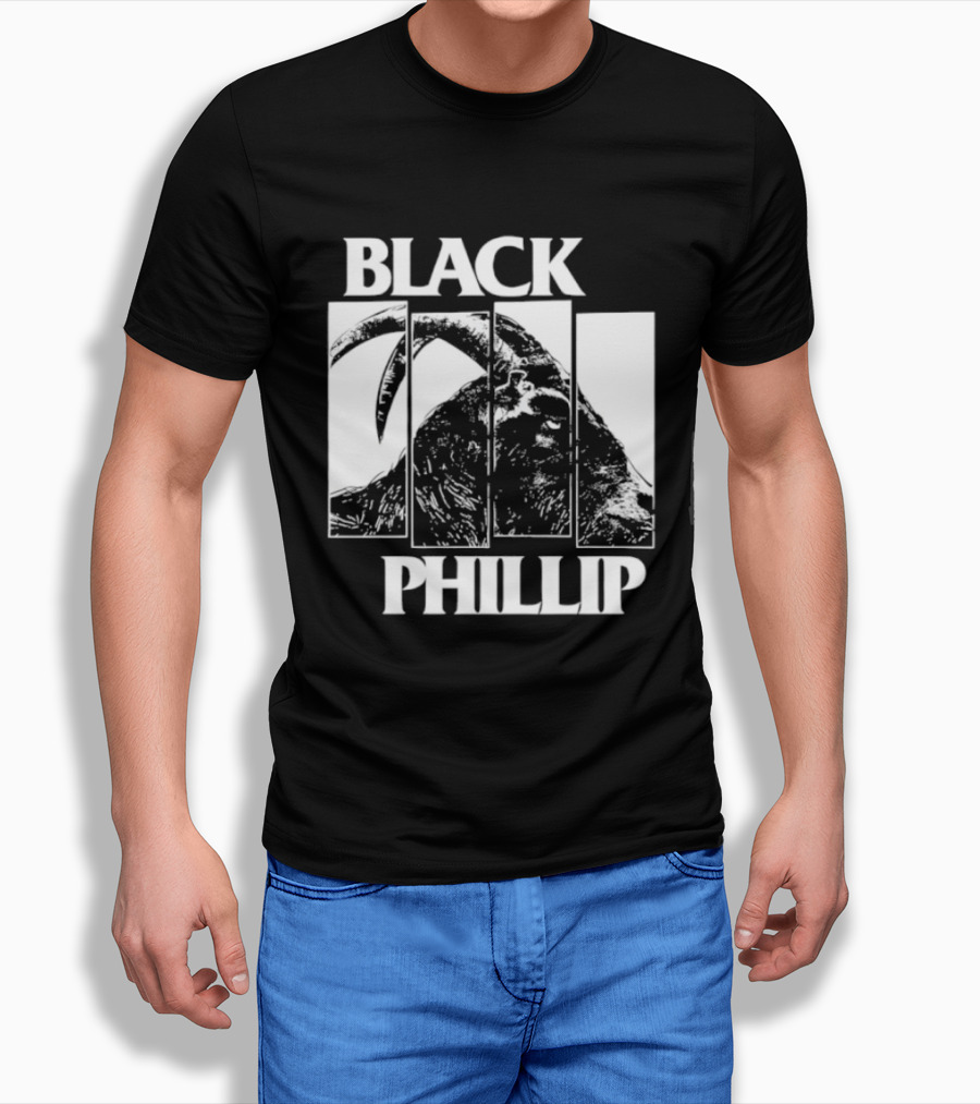 Black Phillip The Witch Goat Black Flag T-Shirt