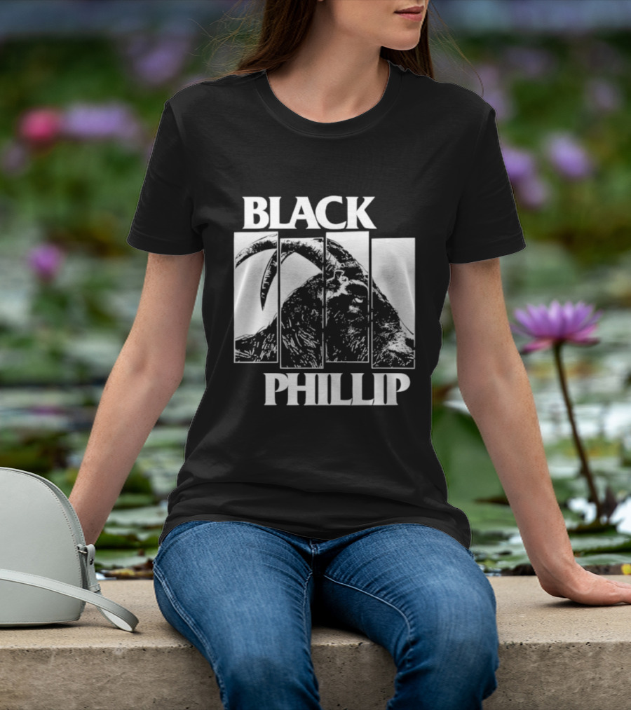 Black Phillip The Witch Goat Black Flag T-Shirt