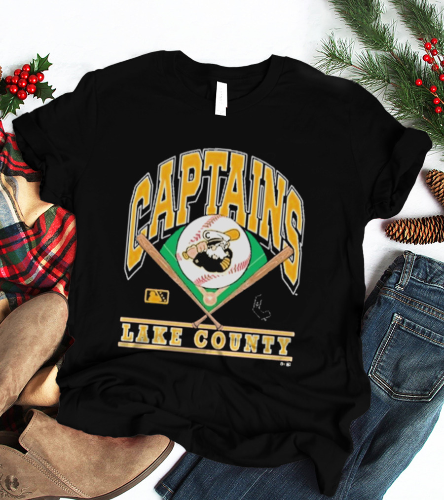 Lake County Captains Baseball Summit Sportswear MLB Team Merchandise T-Shirt