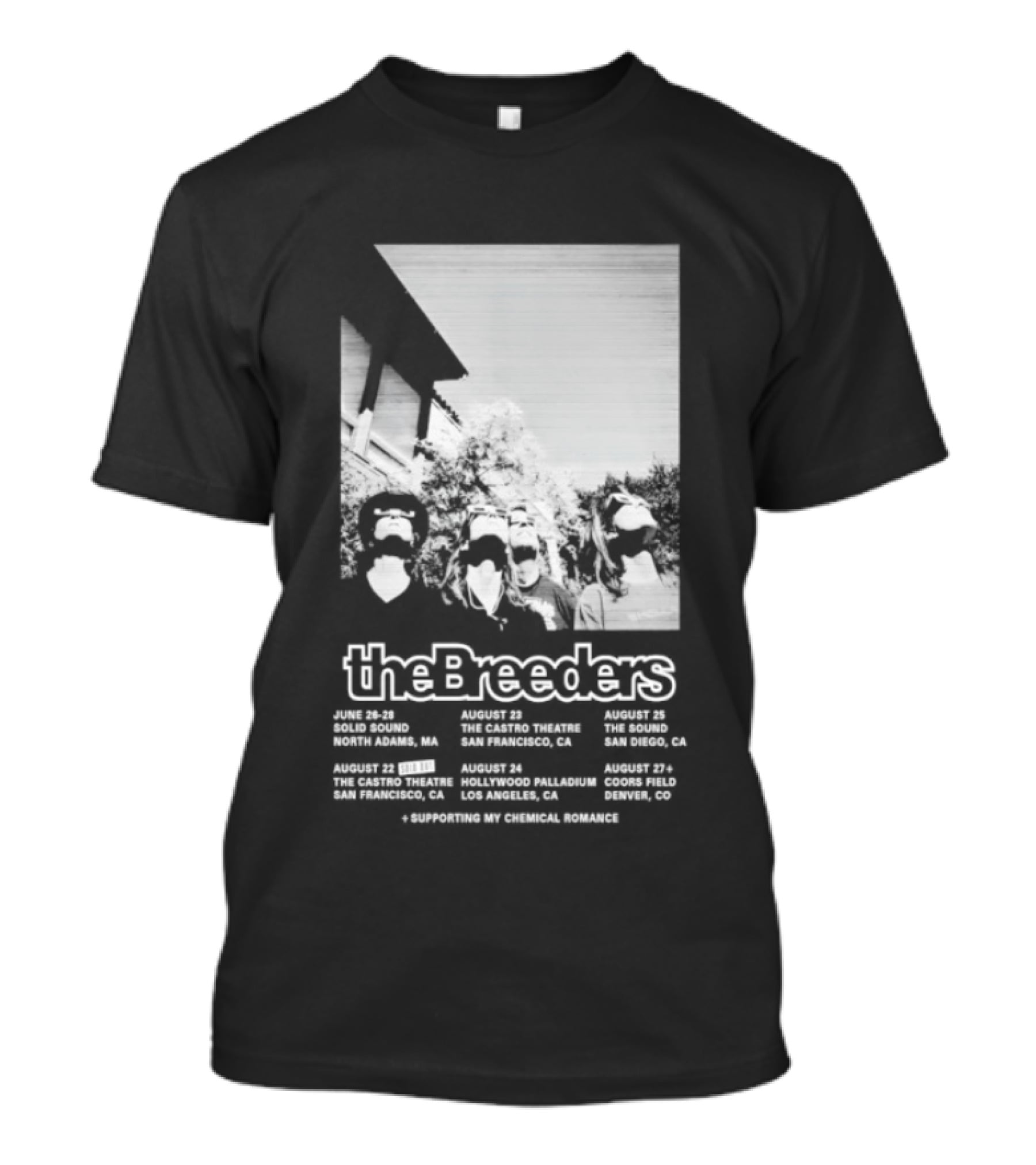 The Breeders 2026 Tour With Eindhoven Dublin Amsterdam Paris London Dates T-Shirt