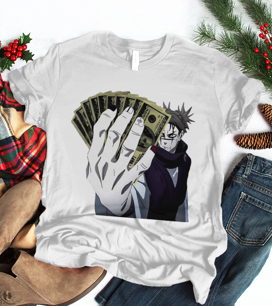 Choso Jujutsu Kaisen Money Fan Anime T-Shirt