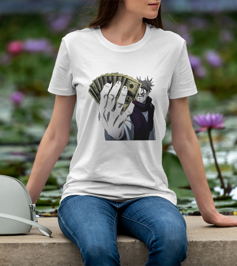 Choso Jujutsu Kaisen Money Fan Anime T-Shirt
