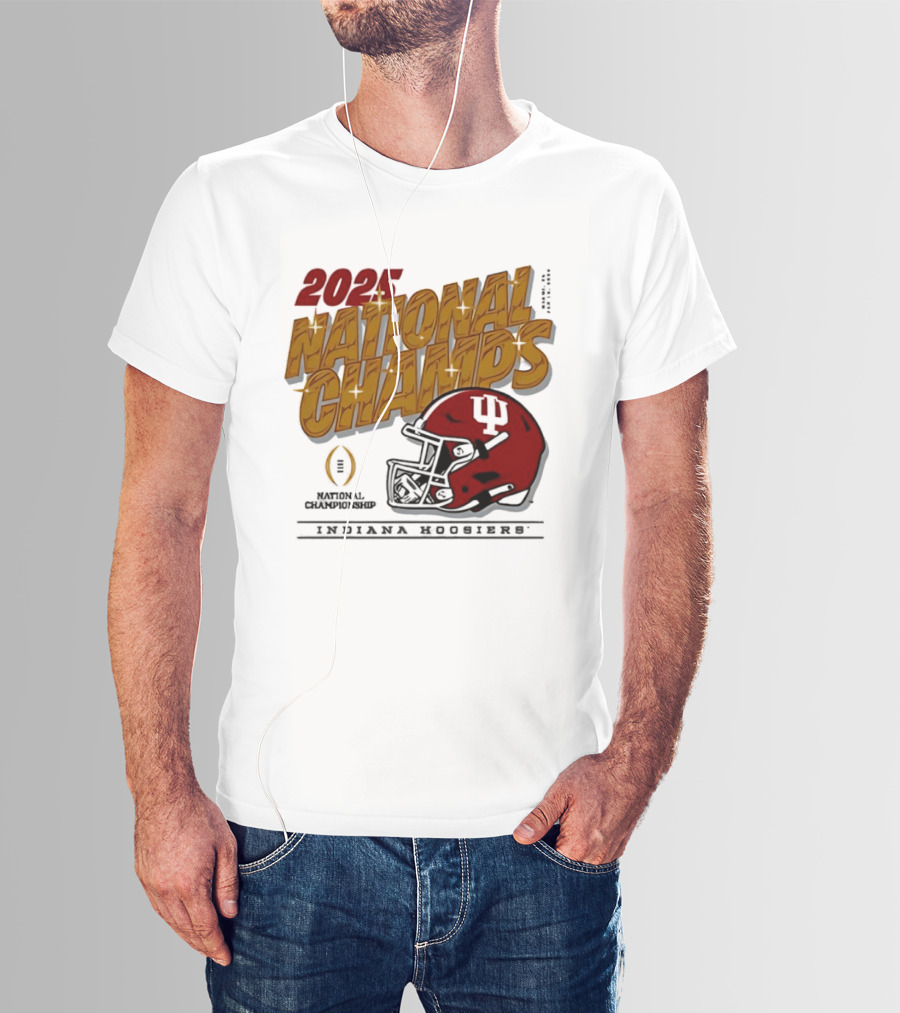2025 National Champs Indiana Hoosiers Football Champions T-Shirt