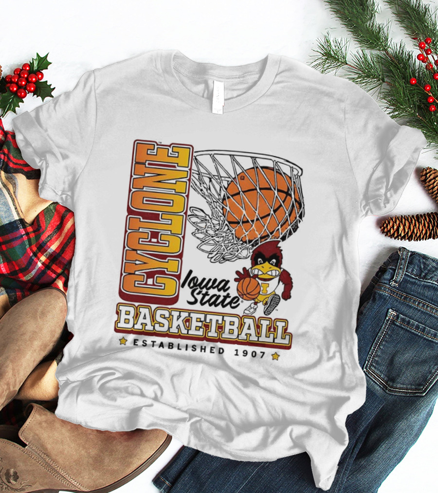 Iowa State Cyclones Basketball Est 1907 Vintage Cyclone T-Shirt