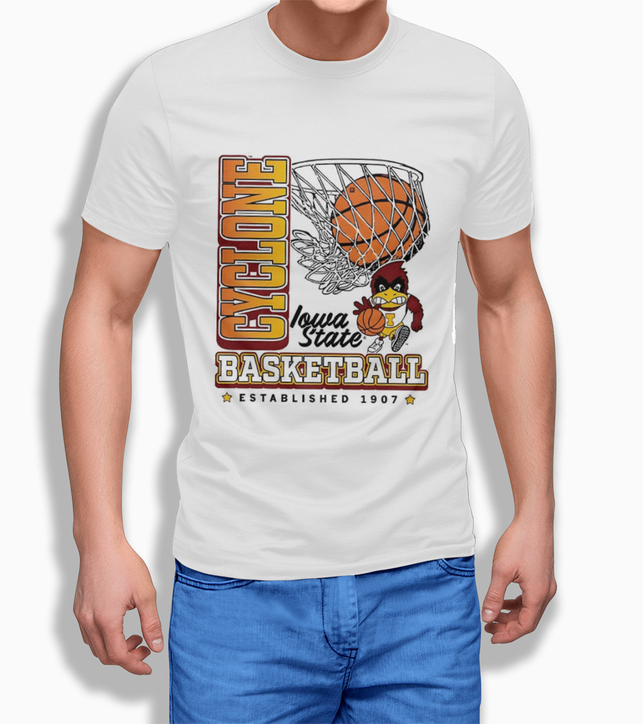 Iowa State Cyclones Basketball Est 1907 Vintage Cyclone T-Shirt