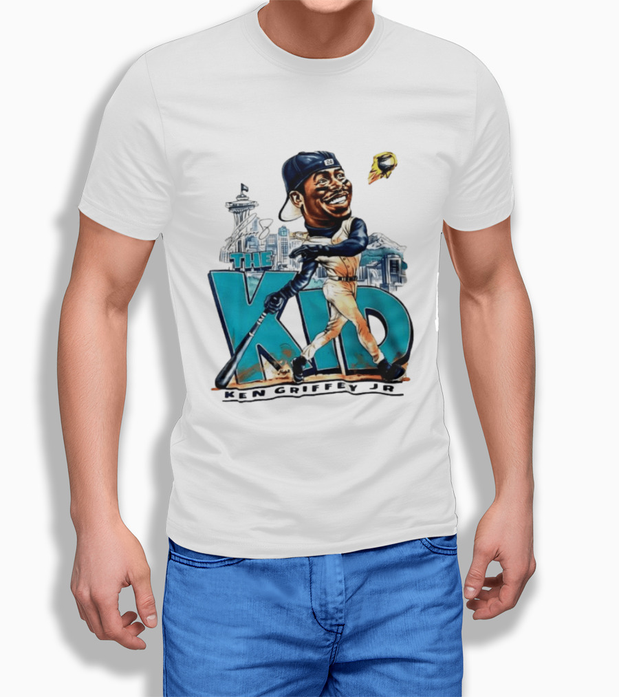 Ken Griffey Jr. The Kid Seattle Baseball Legend T-Shirt