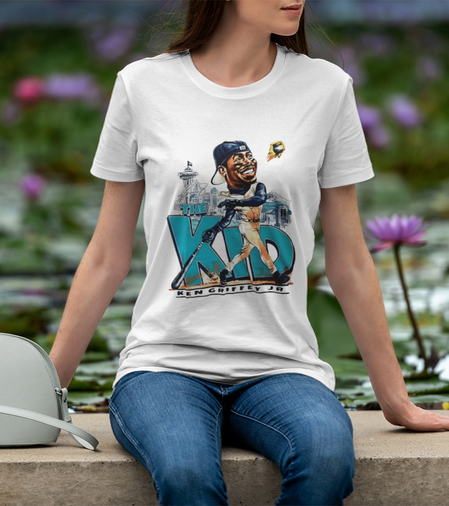 Ken Griffey Jr. The Kid Seattle Baseball Legend T-Shirt